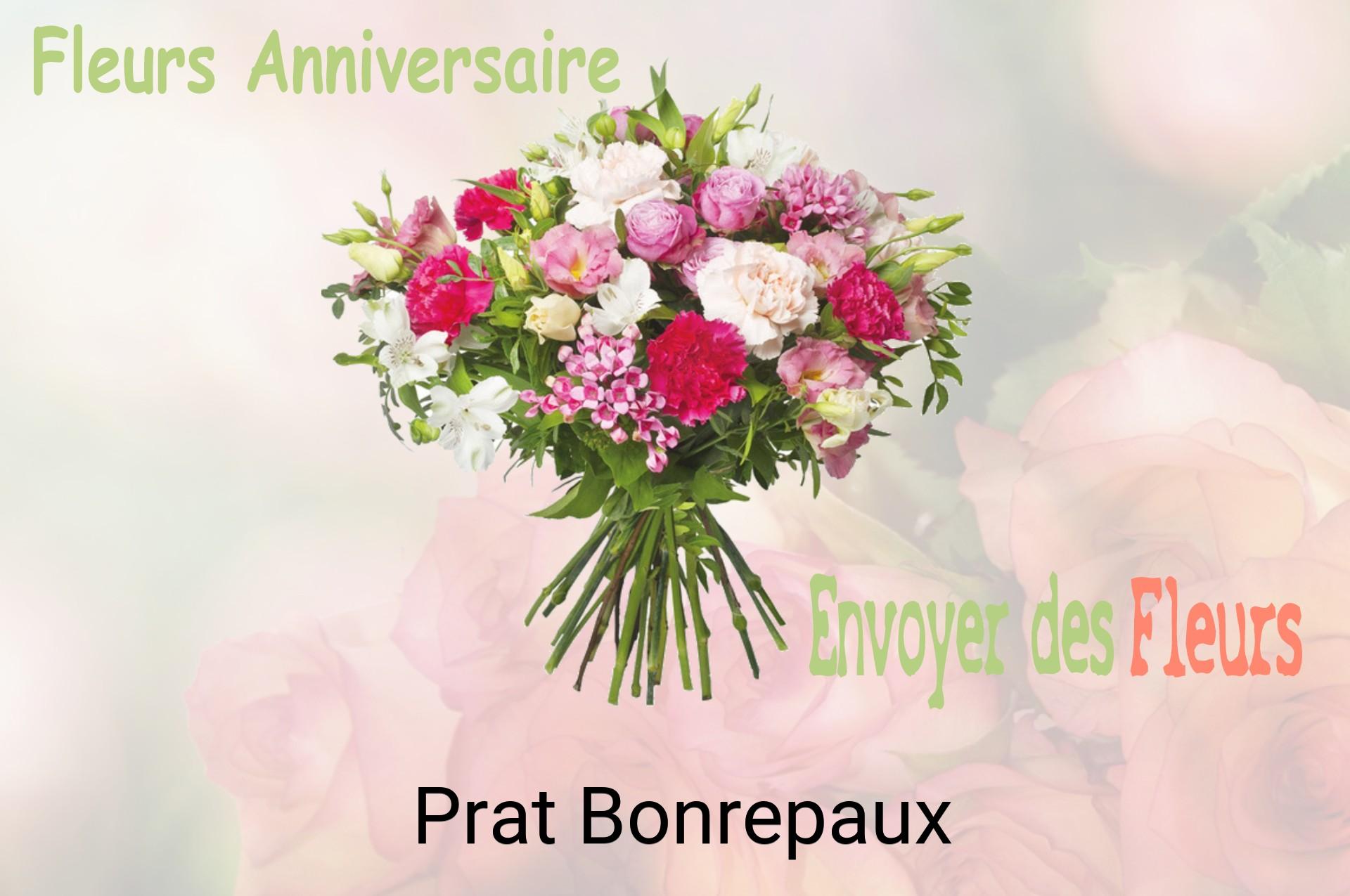 Bouquet de fleurs d’anniversaire livré à Prat-Bonrepaux